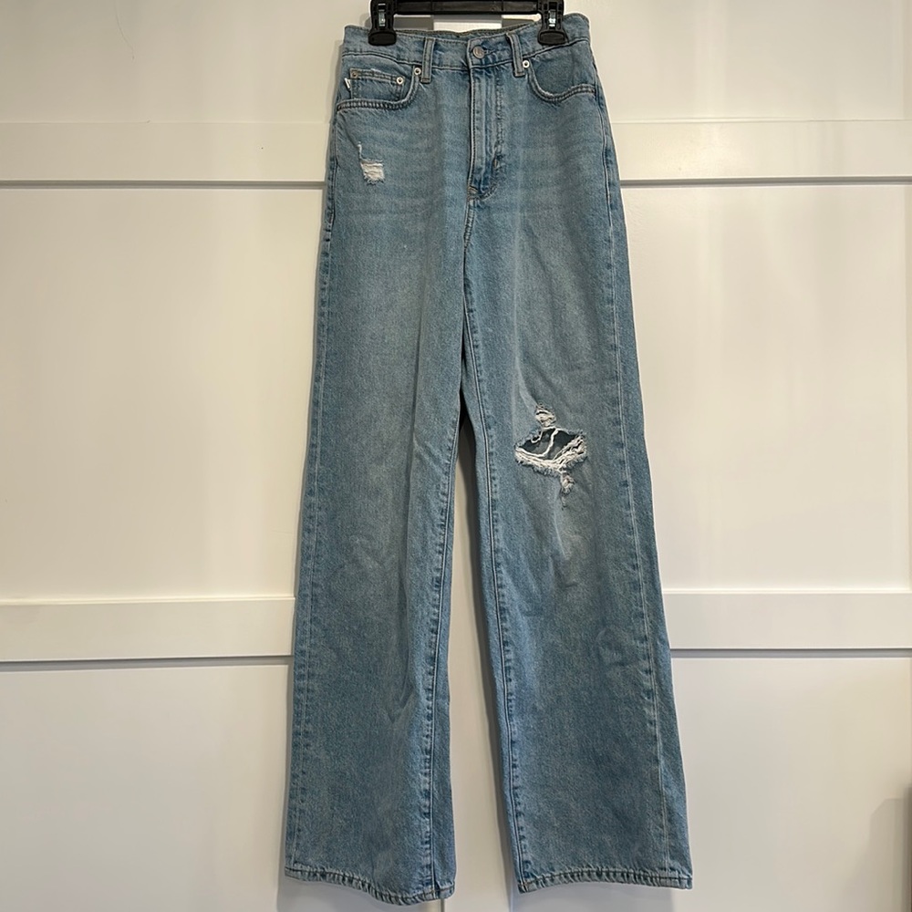Super High Rise Wide Leg Jeans